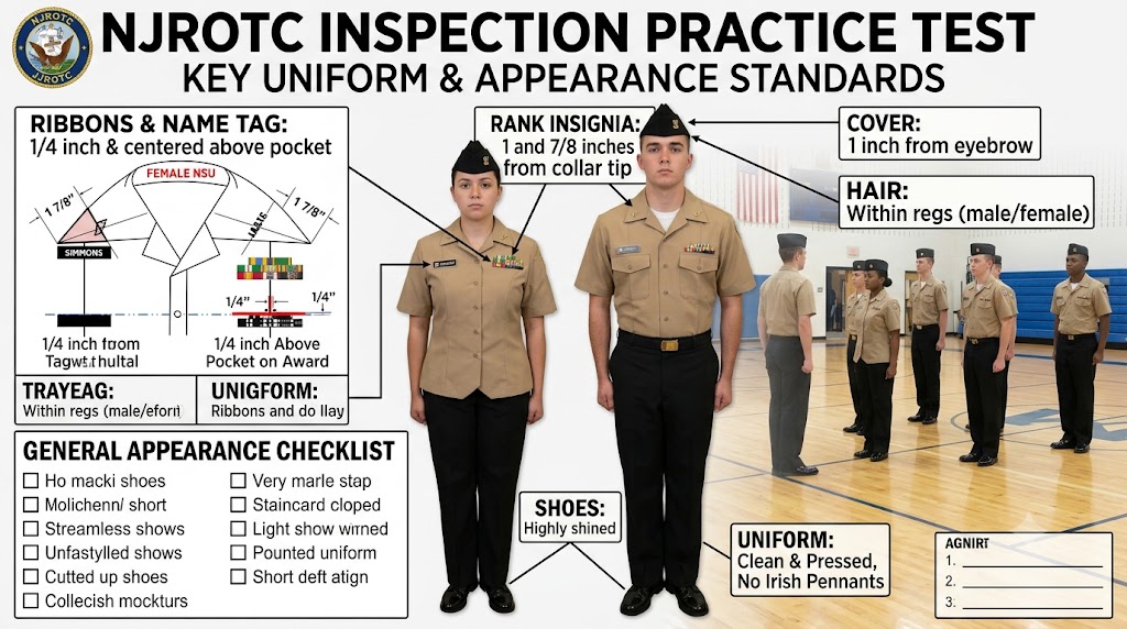 NJROTC Inspection Practice Test Banner