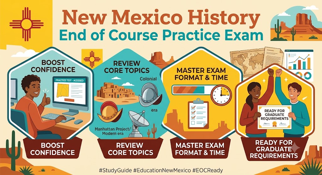 New Mexico History EOC Practice Exam Banner