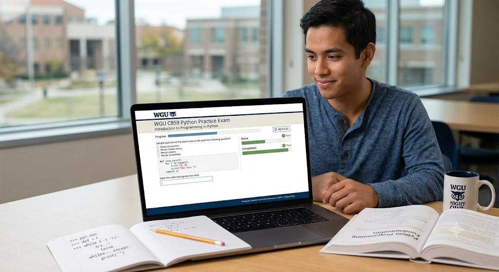 Western Governors University (WGU) C859 Introduction to Programming in Python Practice Test Banner