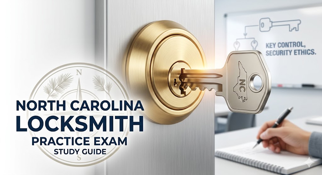 North Carolina Locksmith Practice Exam Banner