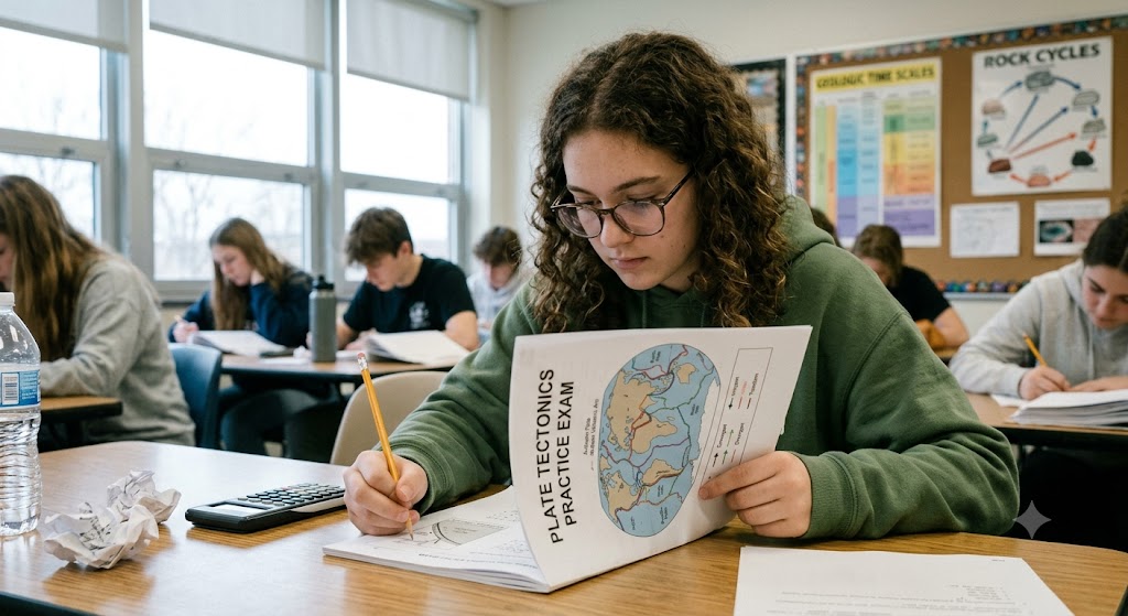Plate Tectonics Practice Test Banner
