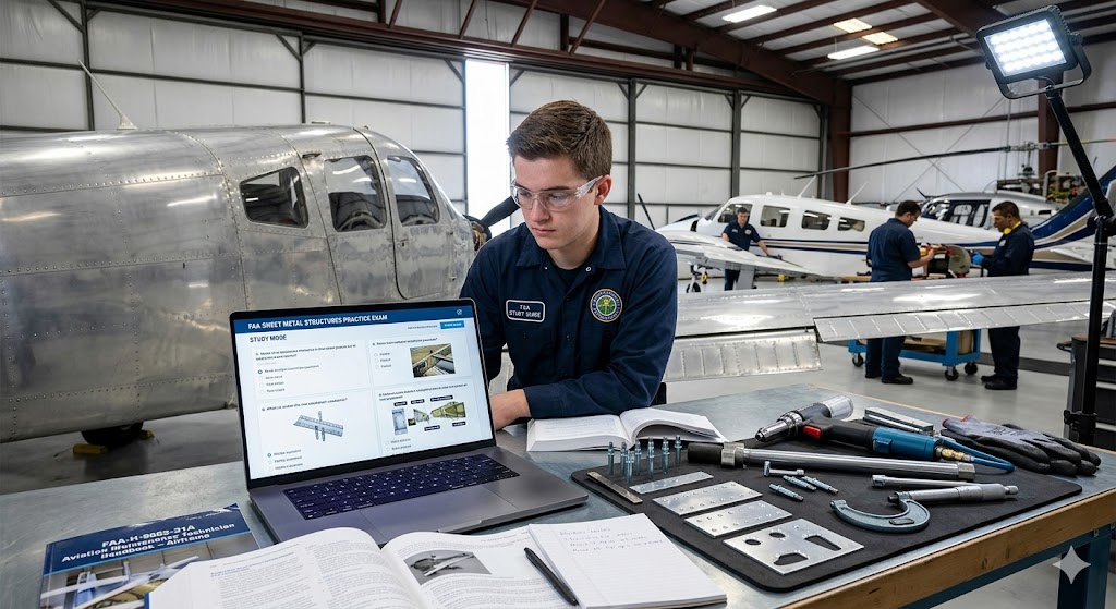 FAA Sheet Metal Structures Practice Test Banner