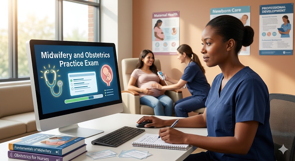 Midwifery and Obstetrics Practice Exam Banner
