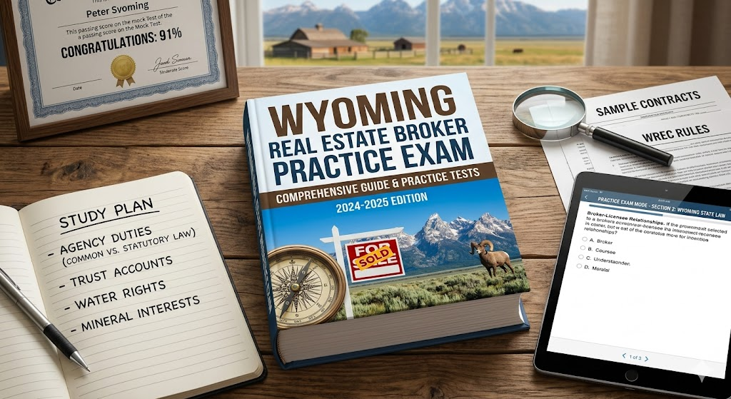 Wyoming Real Estate Broker Practice Exam Banner