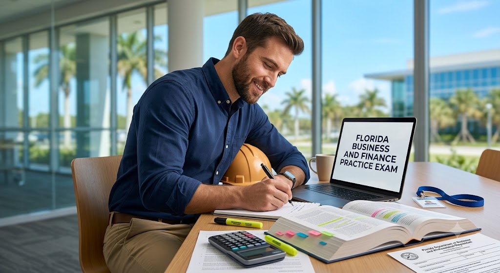 Florida Business and Finance Practice Exam Banner