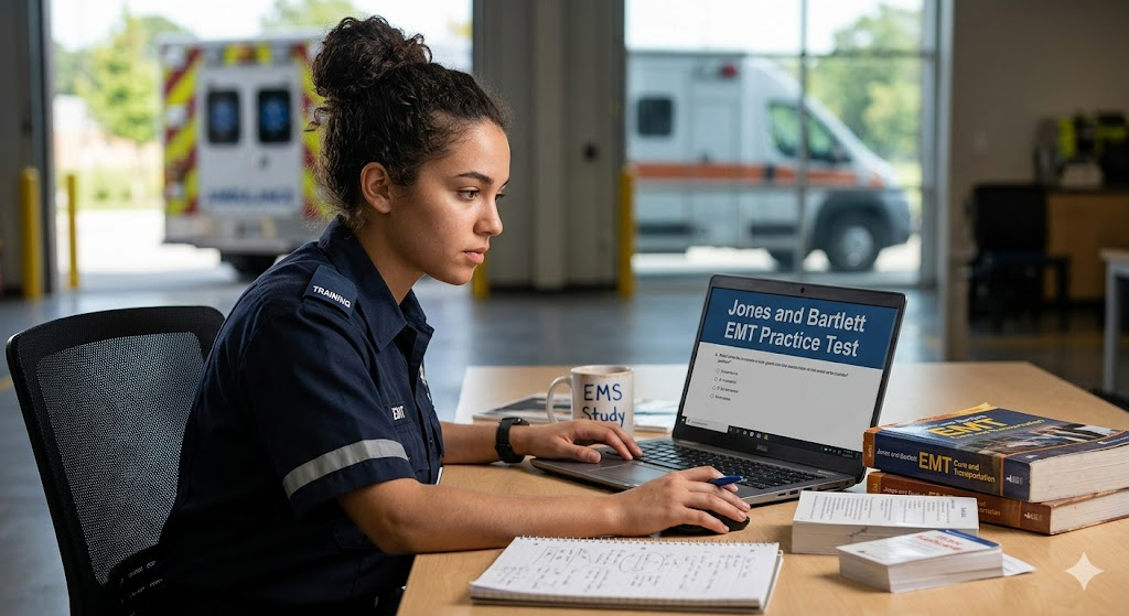 Jones and Bartlett EMT Course Practice Test Banner