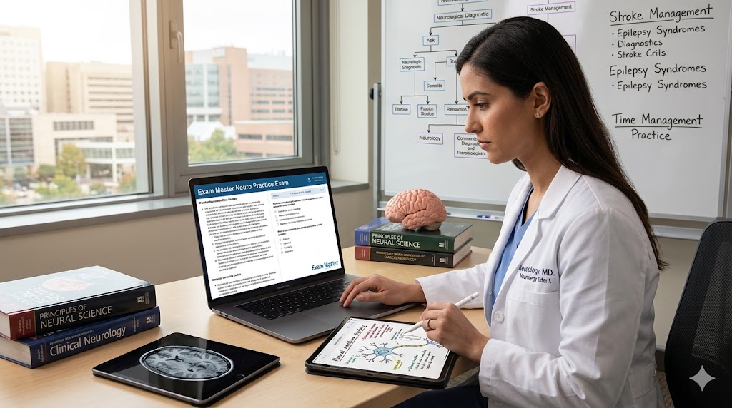 Exam Master Neuro Practice Exam Banner