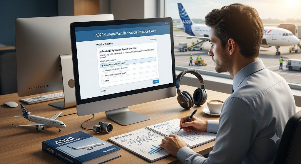 A320 General Familiarization Practice Test Banner