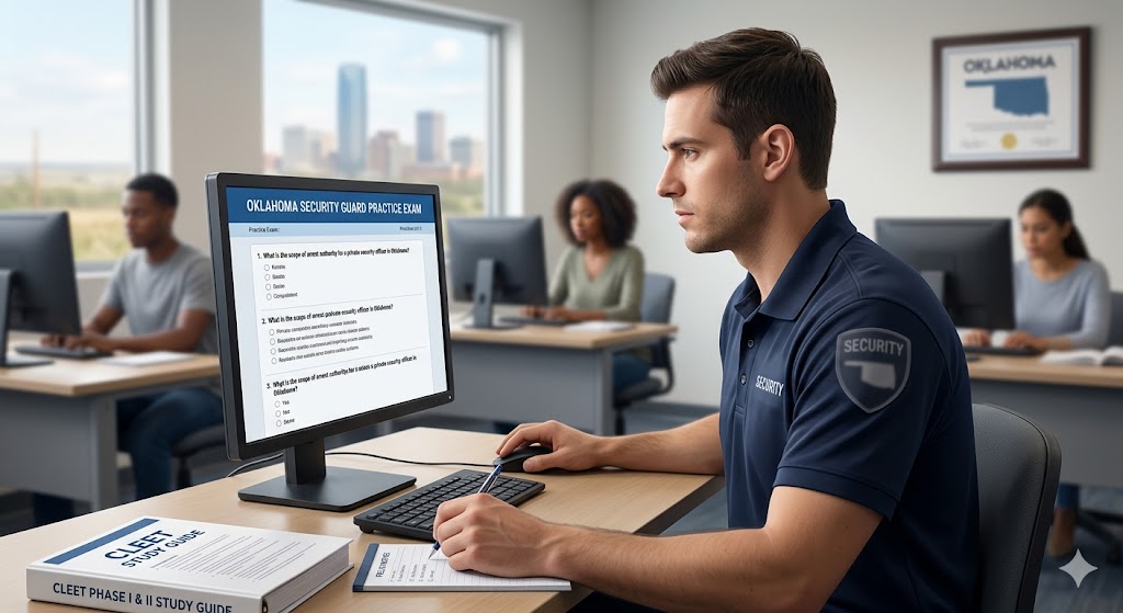 Oklahoma Security Guard Practice Exam Banner