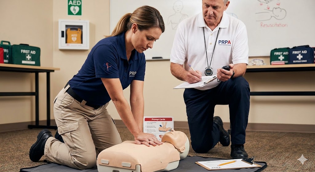 PRPA First Aid Practice Test Banner