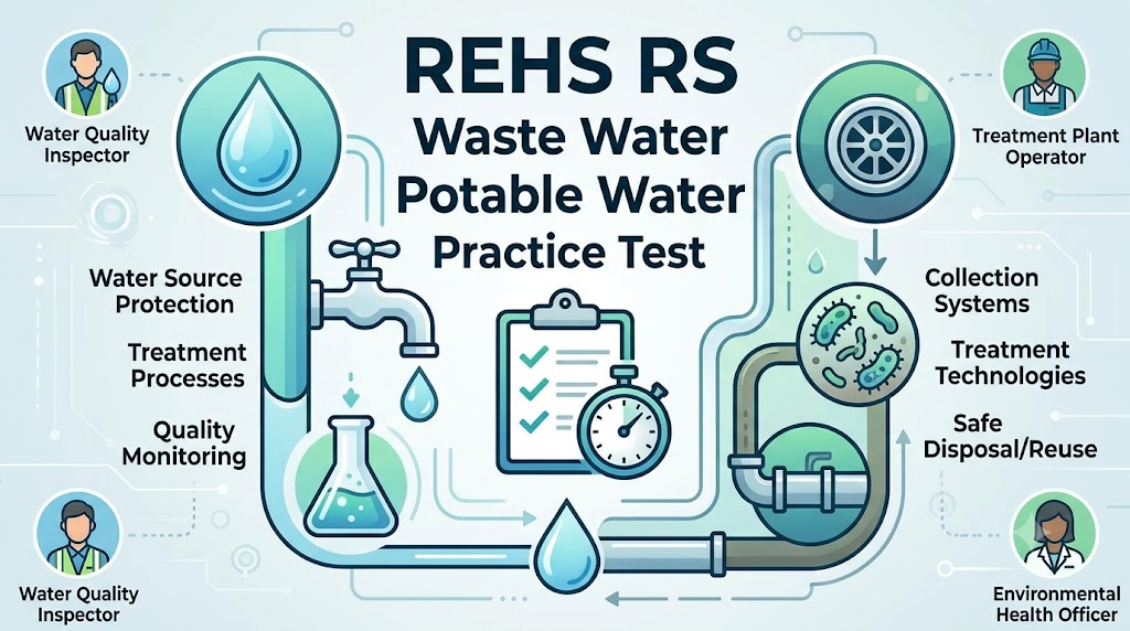 REHS/RS Waste Water and Potable Water Practice Test Banner