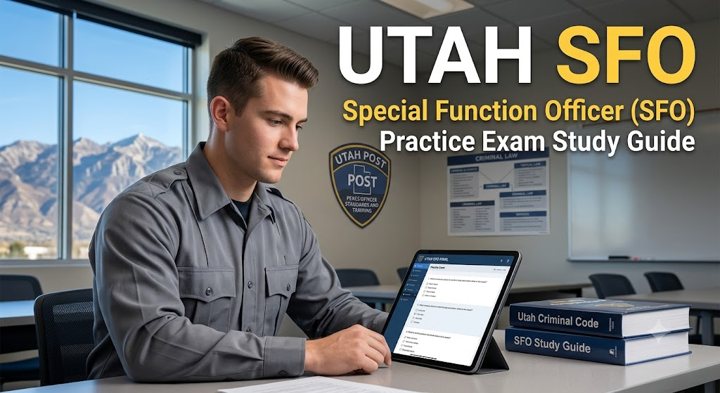 Utah Special Function Officer (SFO) Practice Exam Banner