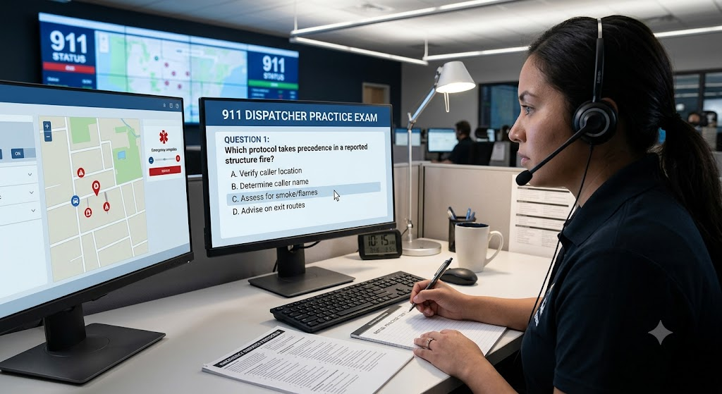 911 Dispatcher Practice Test Banner
