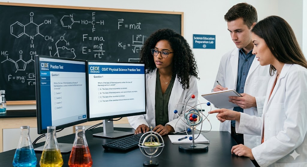 OSAT Physical Science Practice Exam Banner