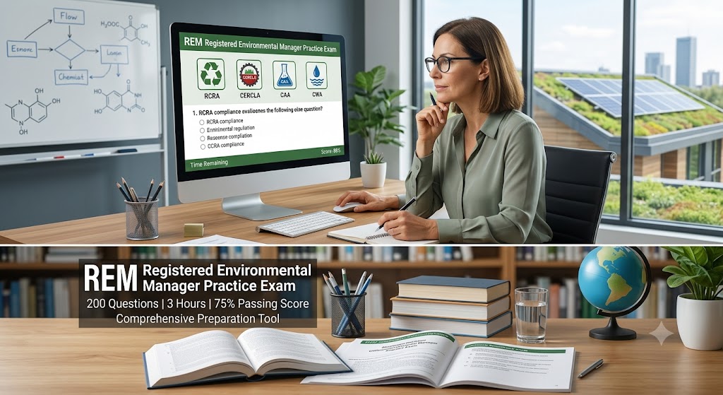 Registered Environmental Manager (REM) Practice Exam Banner