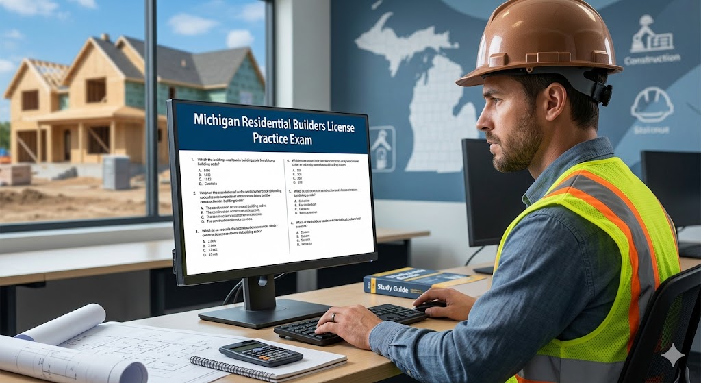 Michigan Residential Builders License Practice Test Banner