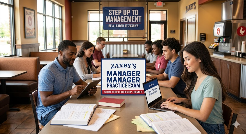 Zaxby's Manager Practice Test Banner