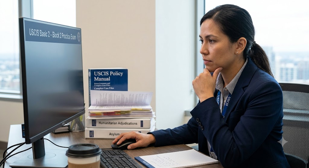 USCIS Basic 4 – Block 4 Practice Exam Banner