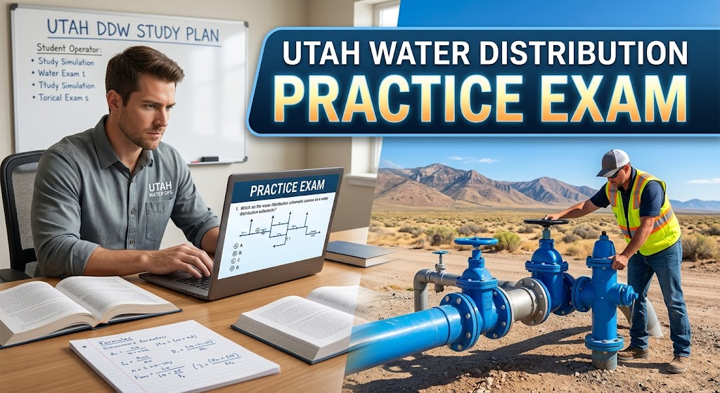 Utah Water Distribution Practice Test Banner