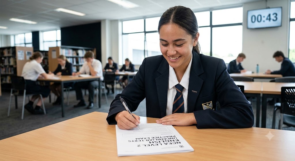NCEA Level 2 English (Unfamiliar Texts) Practice Exam Banner
