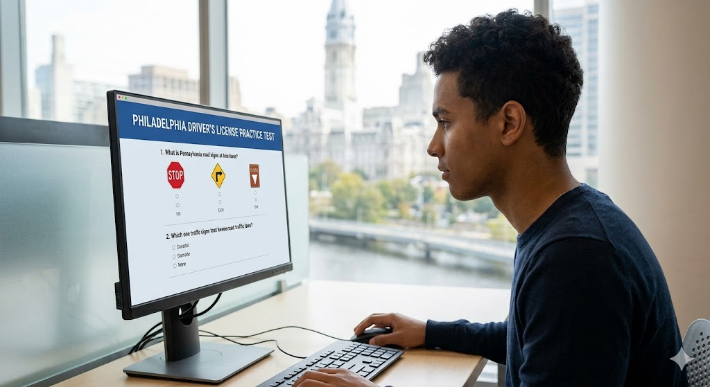 Philadelphia Drivers License Practice Test Banner