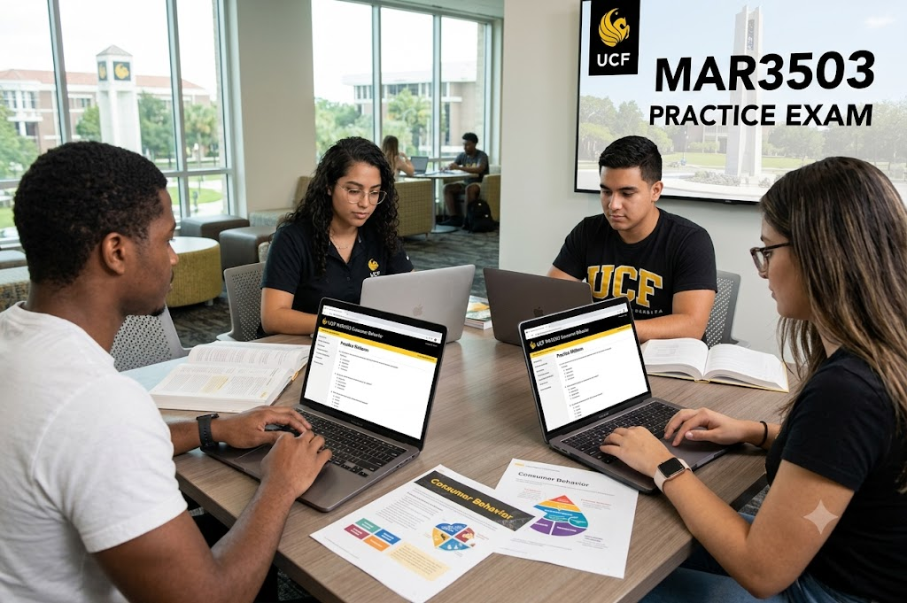 University of Central Florida (UCF) MAR3503 Consumer Behavior Midterm Practice Exam Banner