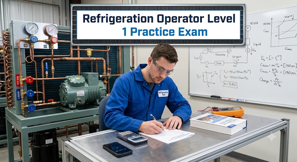 Refrigeration Operator Level 1 Practice Exam Banner