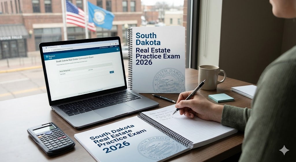South Dakota Real Estate Exam Prep 2026 | Real Estate Practice Questions Banner