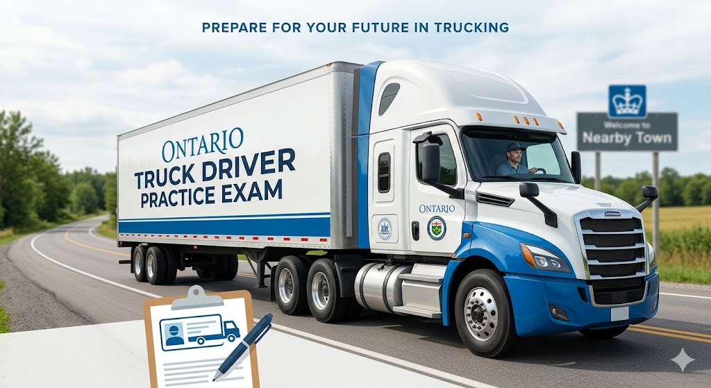 Ontario Trucking Practice Exam Banner