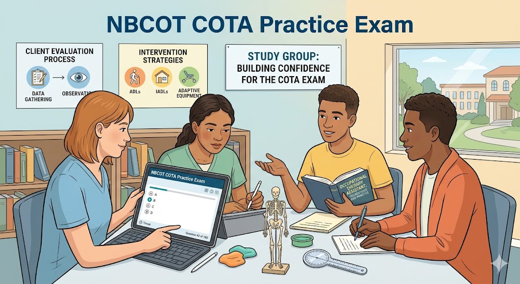 NBCOT Certified Occupational Therapy Assistants (COTA) Practice Test Banner