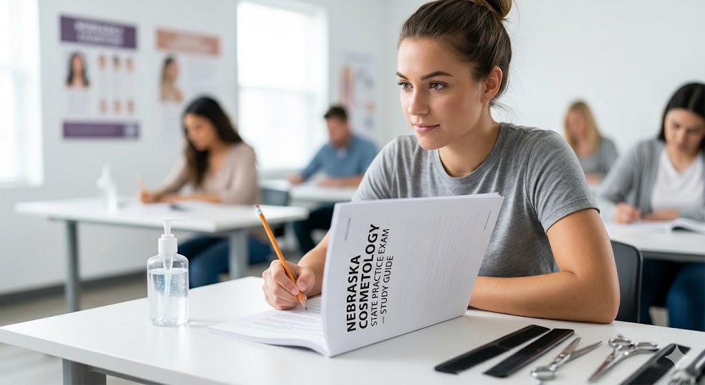 Nebraska Cosmetology State Practice Exam Banner