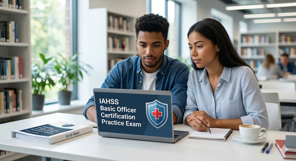International Association for Healthcare Security and Safety (IAHSS) Basic Officer Certification Practice Exam Banner