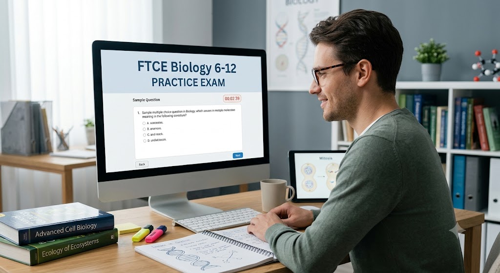 FTCE Biology 6-12 Practice Test Banner
