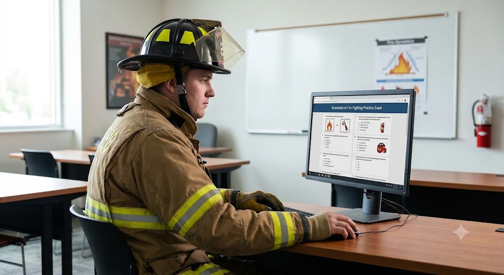Essentials of Fire Fighting Practice Exam Banner