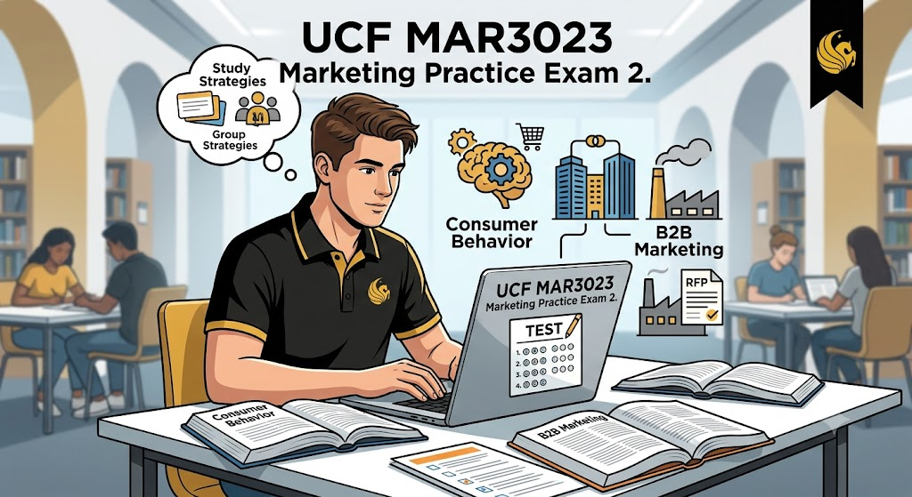 University of Central Florida (UCF) MAR3023 Marketing Practice Exam 2 Banner