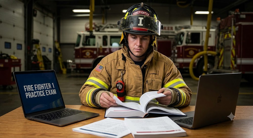 Fire Fighter 1 Practice Exam Banner