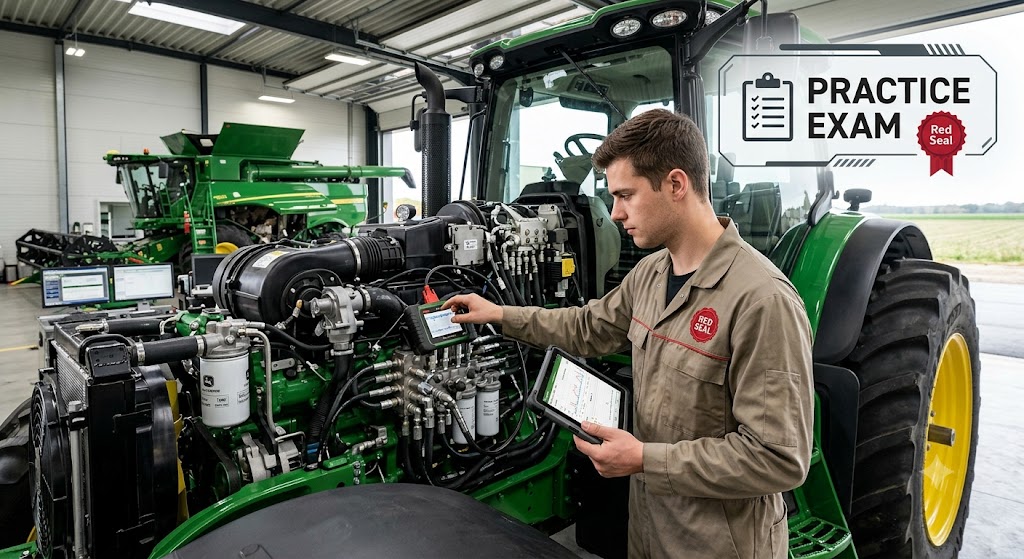 Red Seal Agricultural Equipment Technician Practice Exam Banner