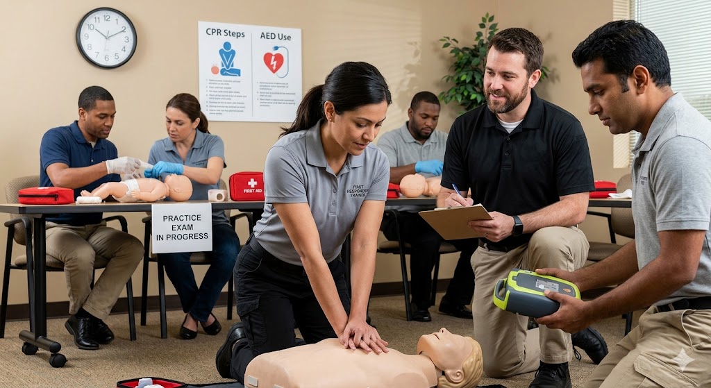Post First Responder First Aid/CPR/AED Practice Test Banner