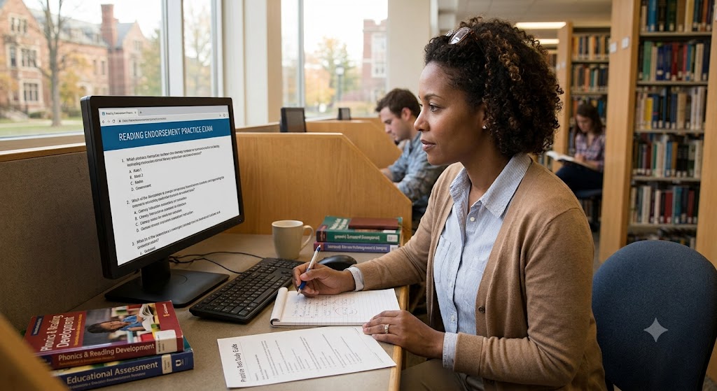 Reading Endorsement Practice Test Banner