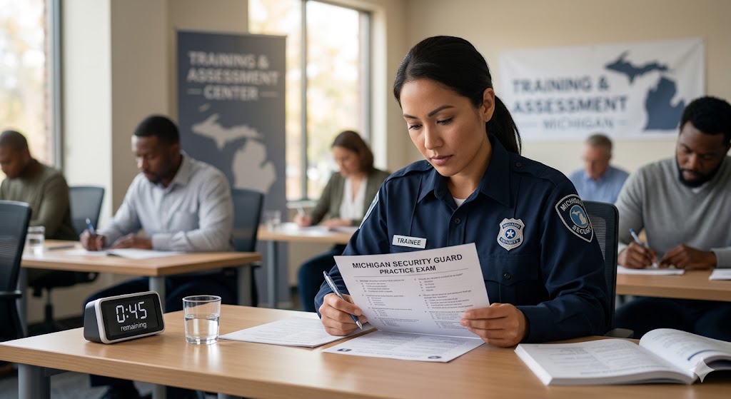 Michigan Security Guard Licensing Practice Test Banner