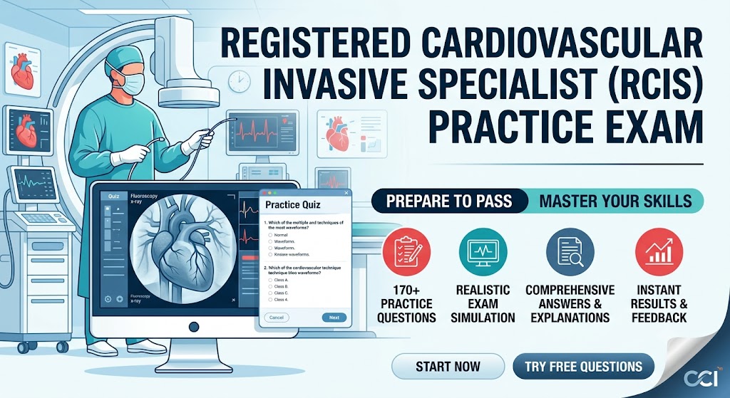 Registered Cardiovascular Invasive Specialist (RCIS) Practice Test Banner
