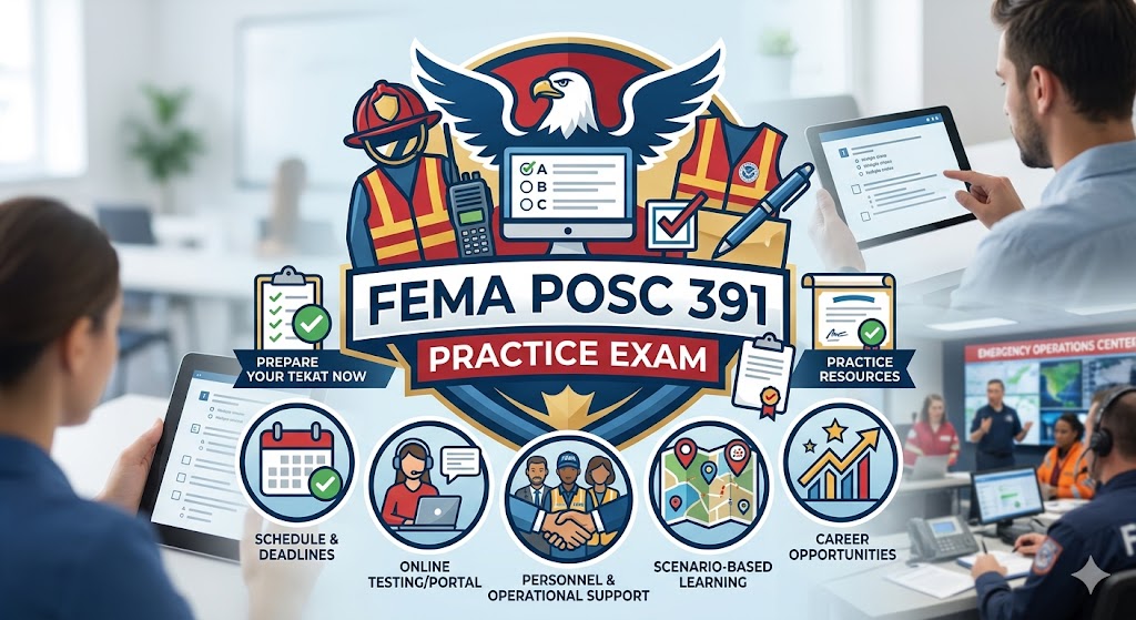 Federal Emergency Management Agency (FEMA) POSC 391 Practice Test Banner