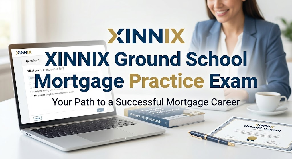 XINNIX Ground School Mortgage Practice Test Banner
