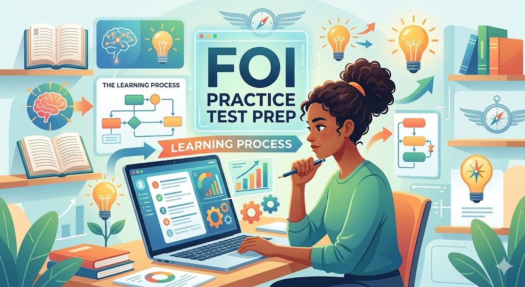 FOI Learning Process Practice Test Banner