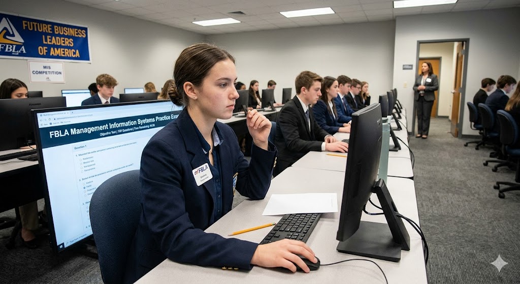 FBLA Management Information Systems Practice Test Banner