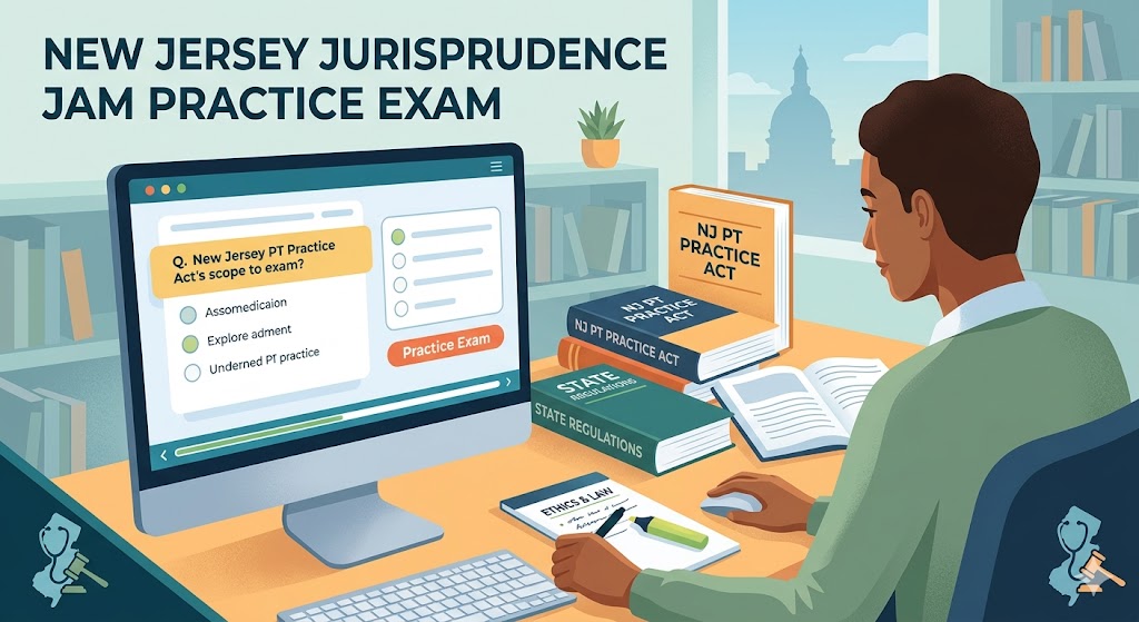 New Jersey Jurisprudence JAM Practice Exam Banner