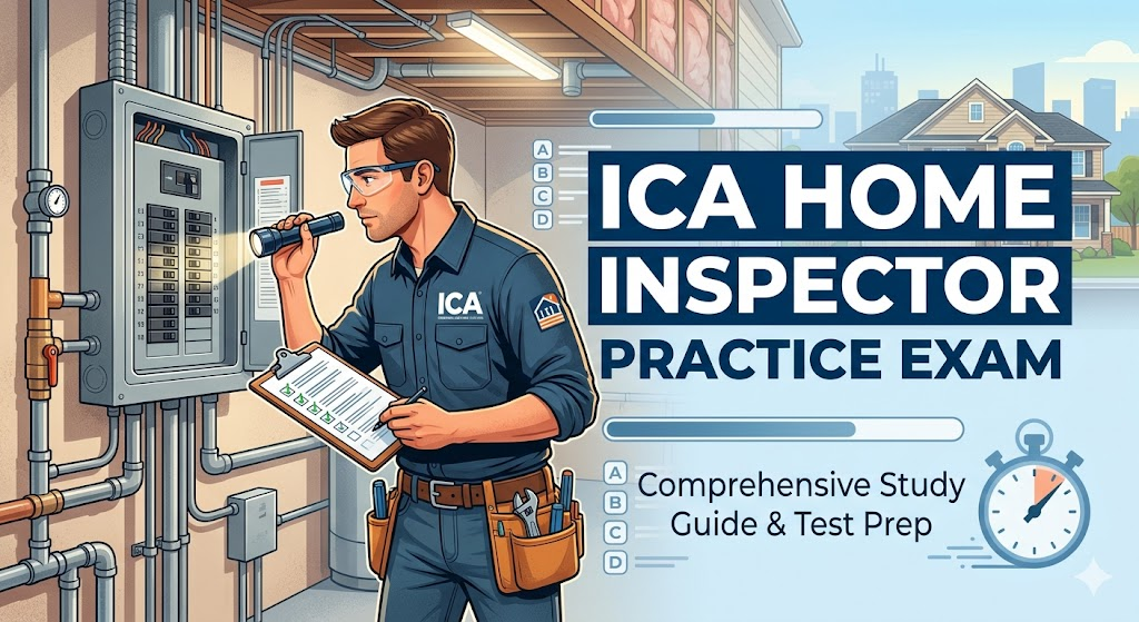 International Compliance Association (ICA) Home Inspector Practice Exam Banner