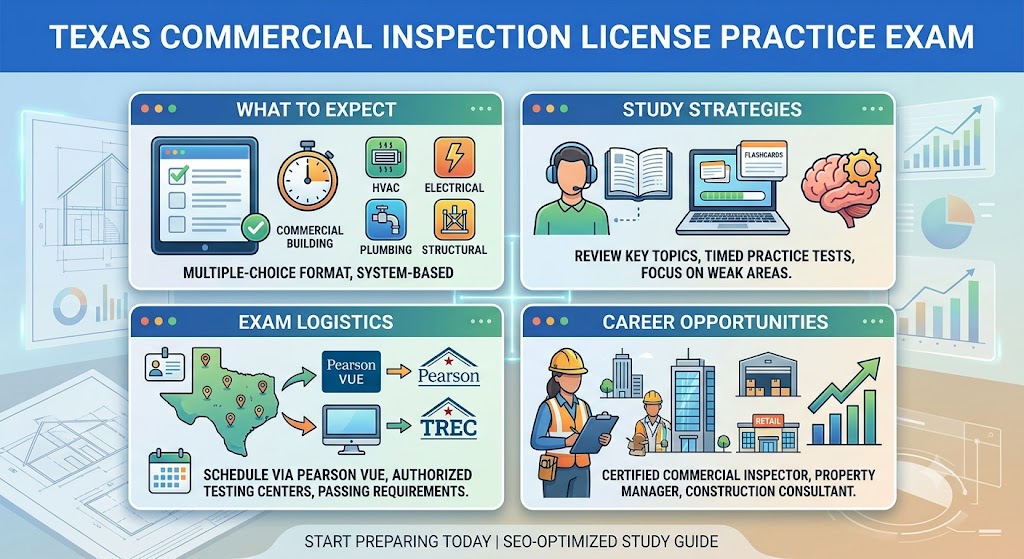 Texas Commercial Inspection License Practice Exam Banner