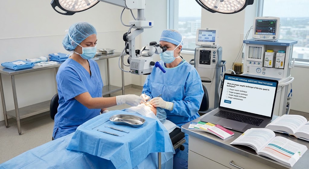 Ophthalmic Surgical Assistant Practice Exam Banner