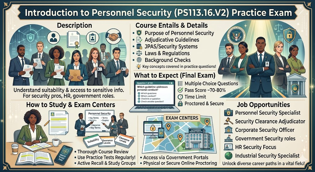Introduction to Personnel Security (PS113.16.V2) Practice Test Banner